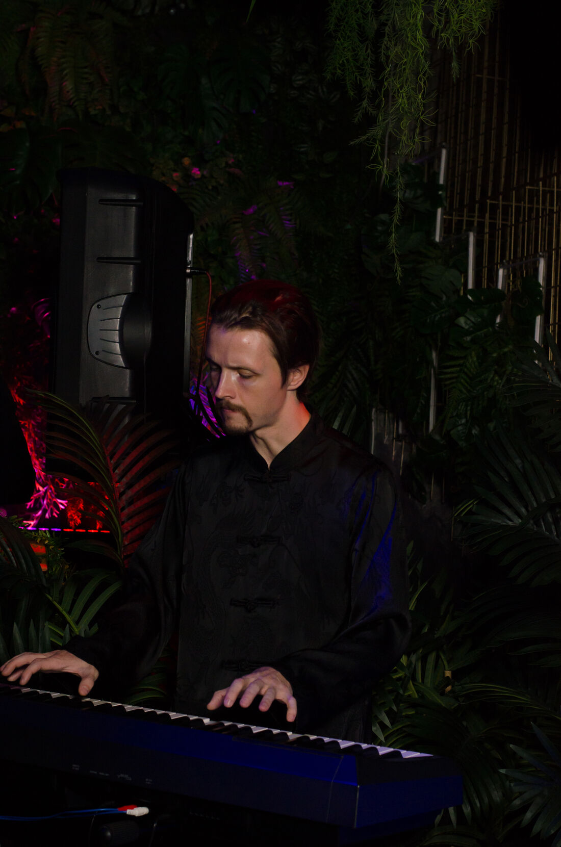 Odio Veraxos за клавишными на выступлении